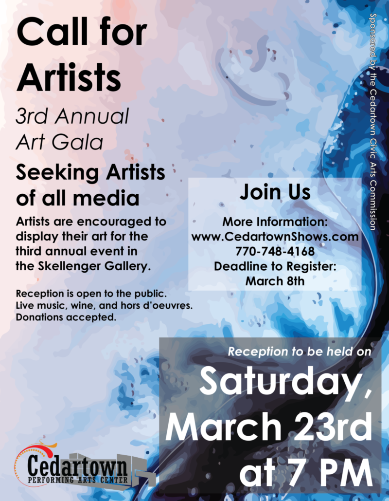 A Night with Local Artists, Third Annual Gala – Cedartown Performing ...