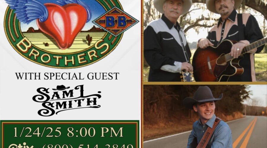 Bellamy Brothers and Special Guest Sam L. Smith performing Jan. 24th, 2025!